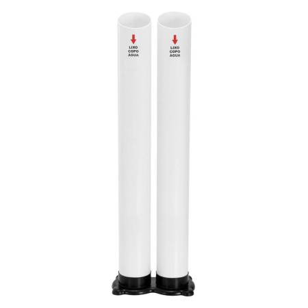 Coletor Copo 2 Tubos Branco 