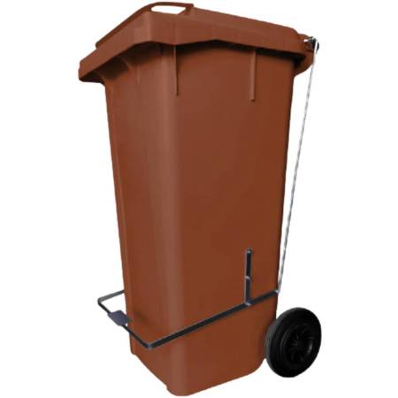 Coletor de Lixo 240Lt com Rodas e Pedal 