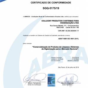 Colleony, empresa certificada ISO 9001:2015.